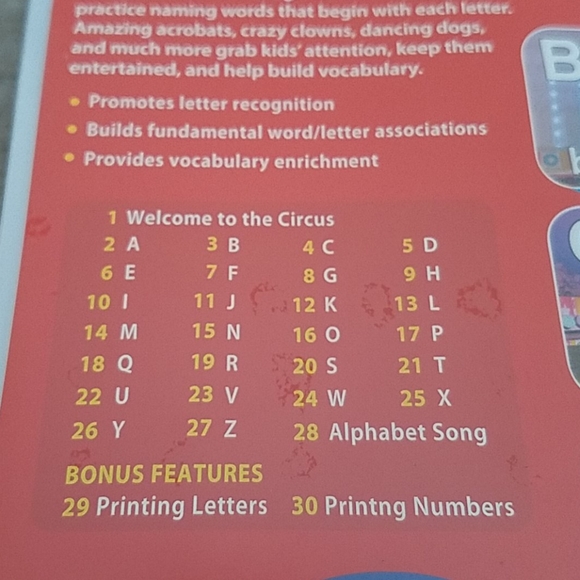 NEW Rock N Learn Alphabet Circus DVD - Picture 7 of 8